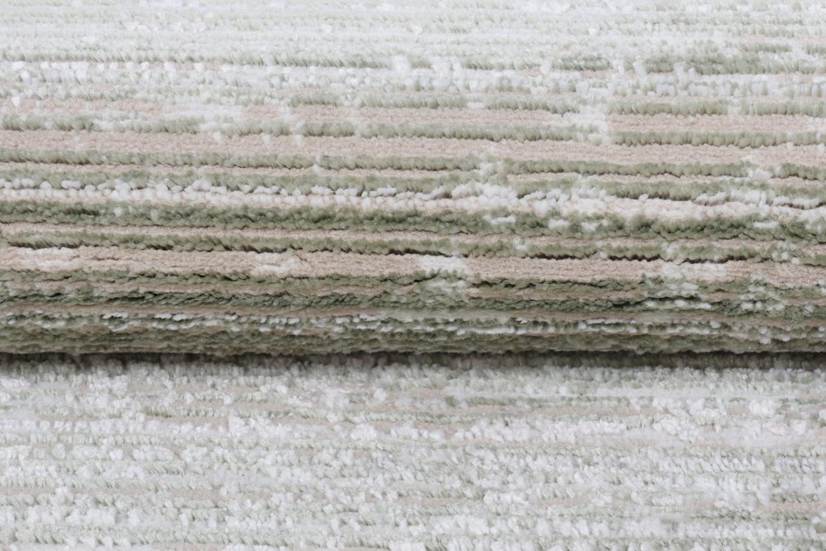KOBEREC zelený abstraktný - 120 x 170 cm - šalviovozelená, textil (120/170cm) - Mazovia