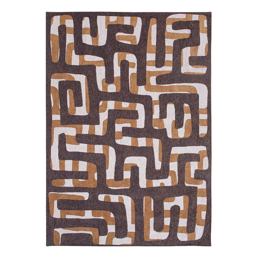 TEPPICH Bison Craft 140/200 cm - Braun, Textil (140/200cm) - Louis De Poortere