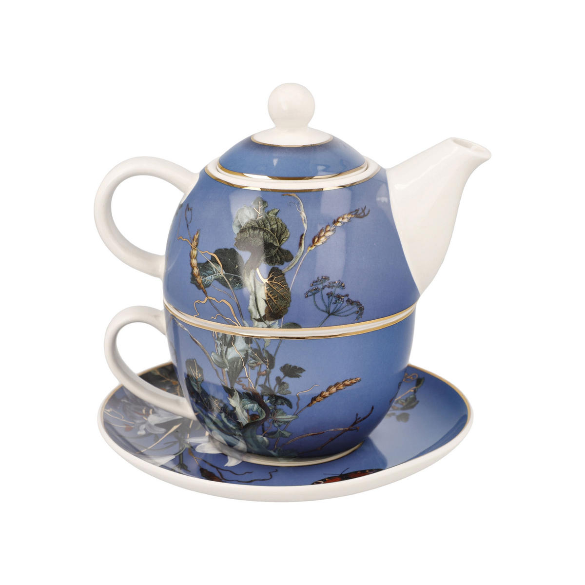 TEETASSE Jan Davidsz de Heem - Sommerblumen, New Bone China, Bunt, 350 ml - Multicolor, Keramik (0.35L) - Goebel