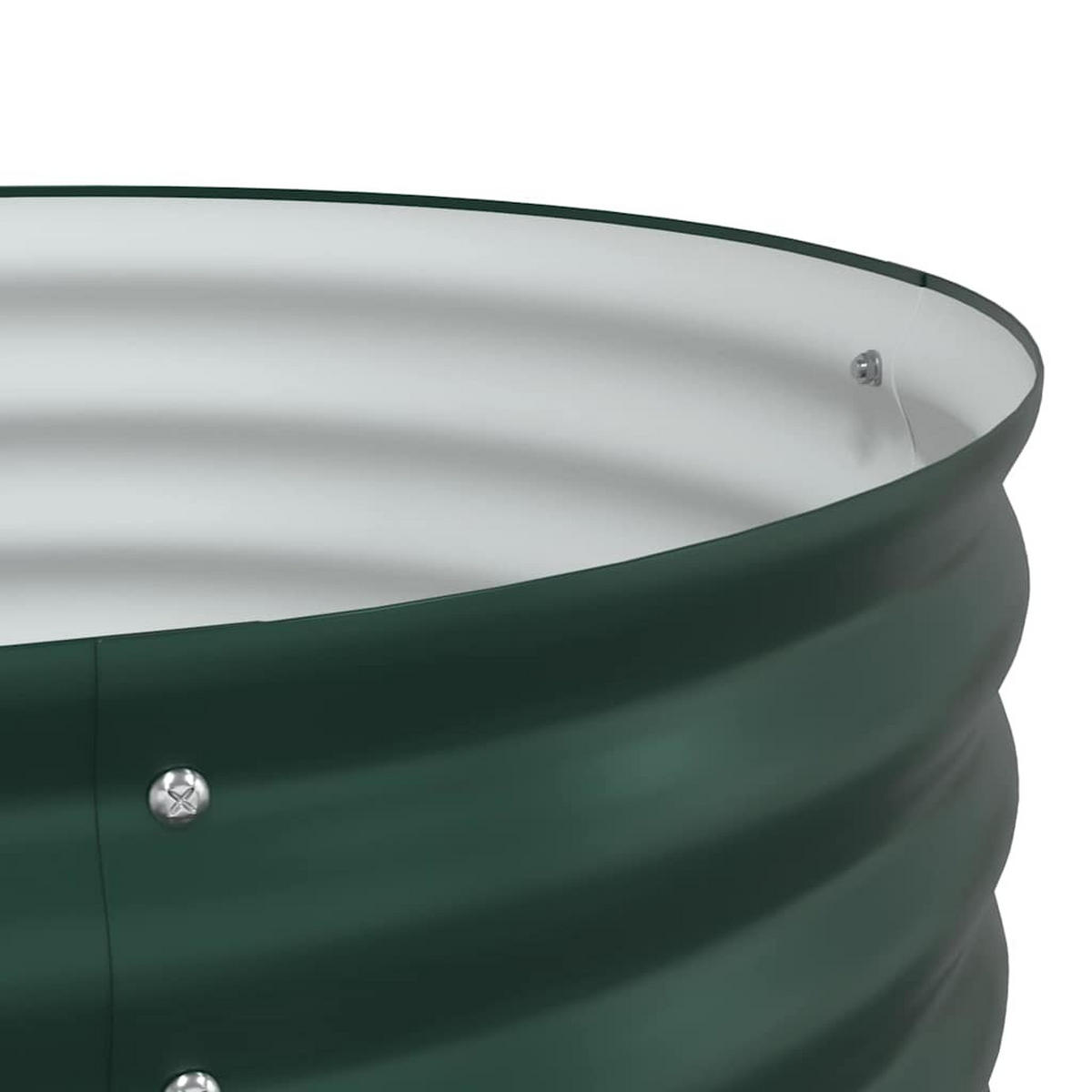 HOCHBEET 240/80/81 cm, aus Verzinkter Stahl, Grün - Grün, Metall (80/81/240cm) - vidaXL