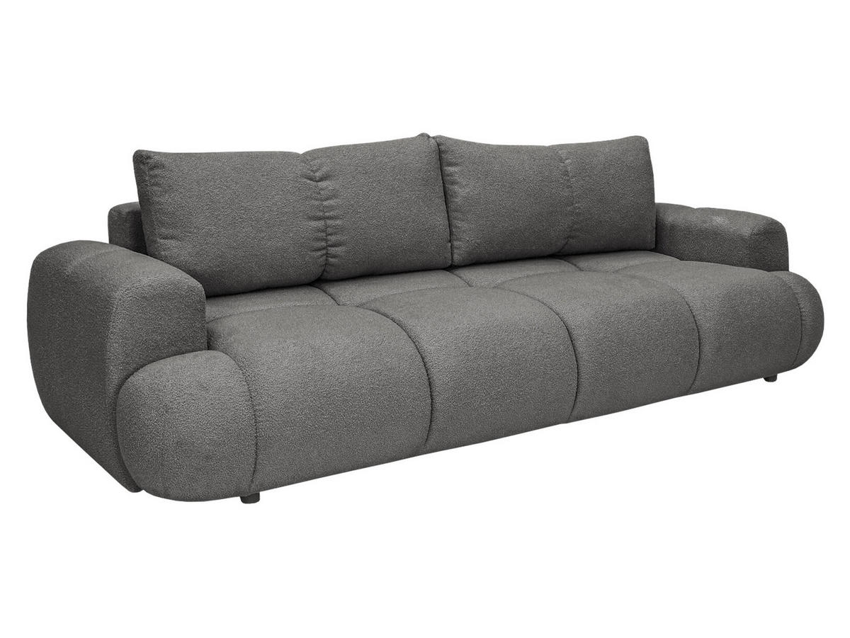 SCHLAFSOFA Mitto - Schwarz/Grau, Holzwerkstoff/Kunststoff (250/85/117cm) - MIRJAN24