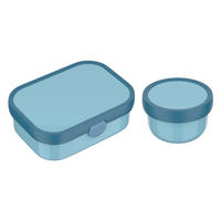 OBST- UND BENTOBOX Campus (2025) Cool Blue 300 & 750 ml 2er Set - Blau, Kunststoff (1/1/1cm) - Mepal