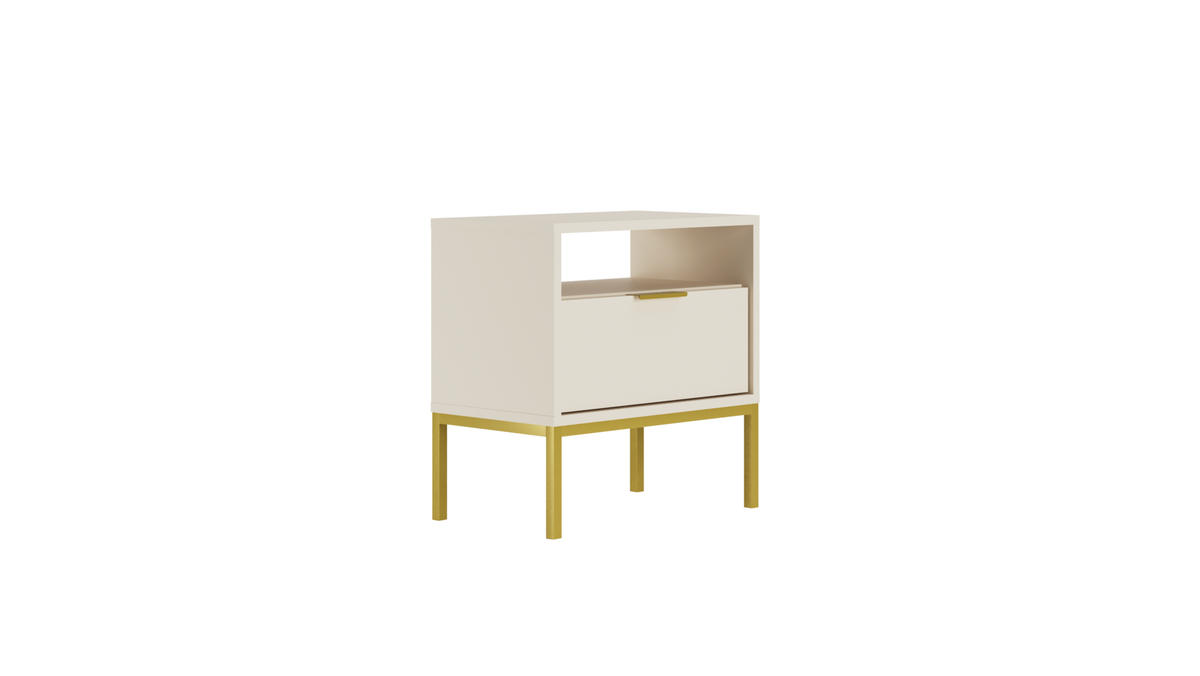 NACHTSCHRANK Austin 33/56,4/55 cm - Beige, Holzwerkstoff (33/56/55cm) - Kocot Kids