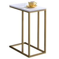 BEISTELLTISCH DEBORA - Weiß, Holzwerkstoff (26/46/61cm) - IDIMEX