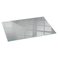 GLASPLATTE für Kamin 120x60 cm Grau - Grau, Glas (120/60/0.4cm) - ArtPrintCave