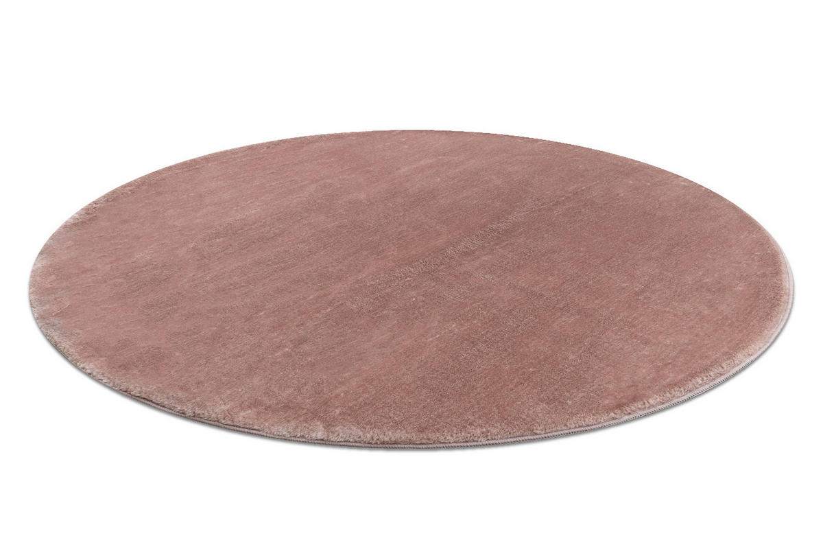 TEPPICH Visco 200 cm - Pink, Textil (200/200cm) - rugsX