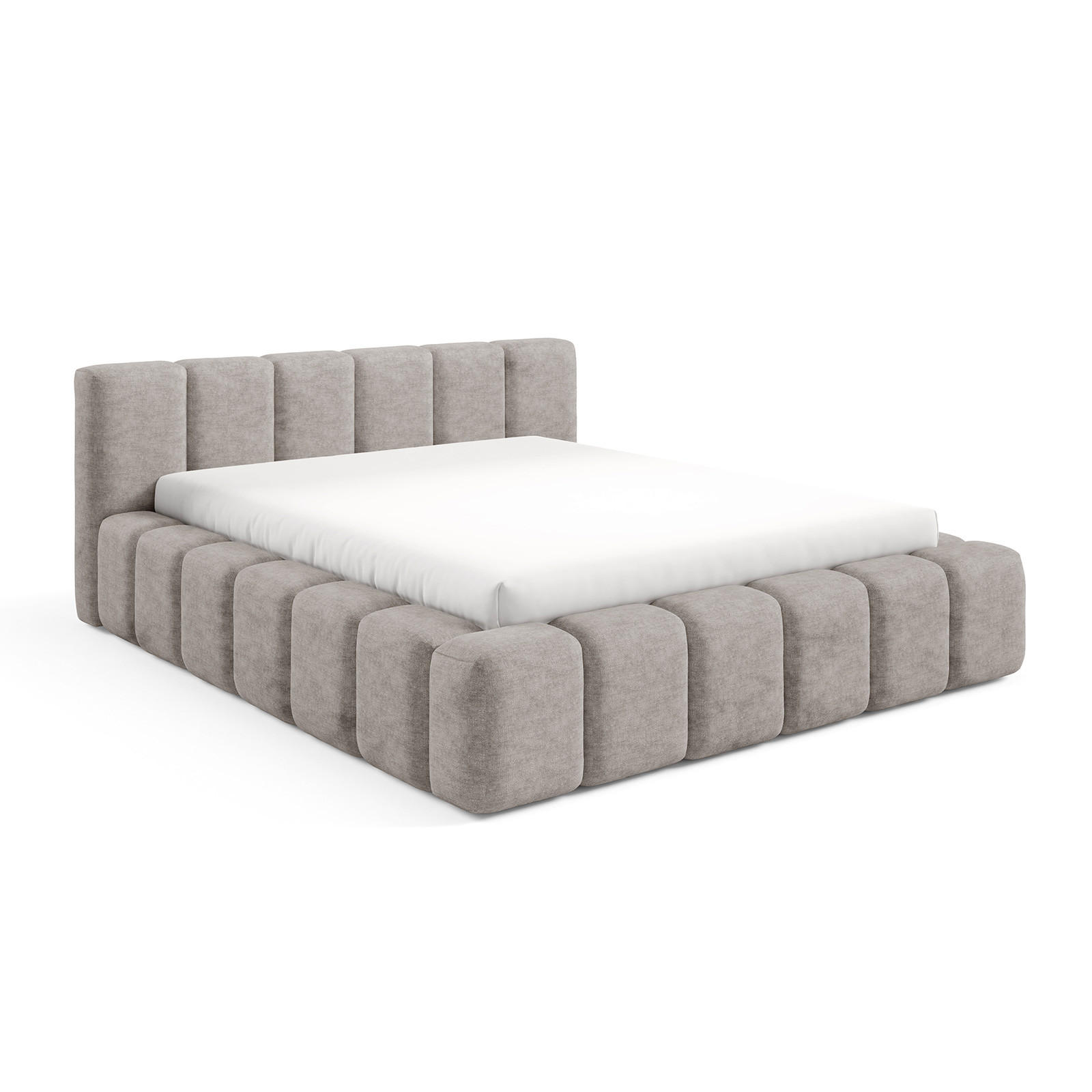 Dekori_Interiors Polsterbett Beige