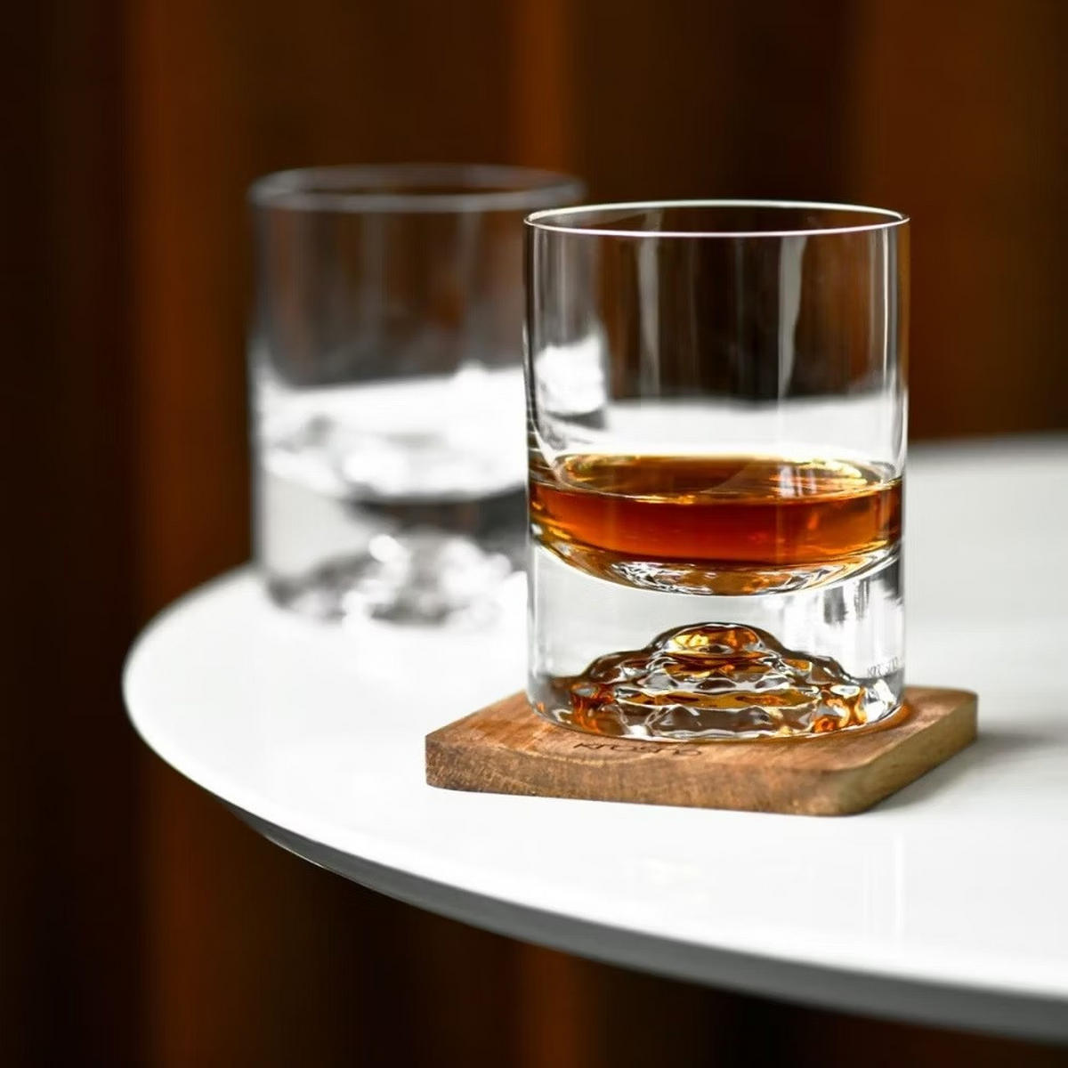WHISKYGLÄSER, 2er-Set, 300 ml, Handgemacht - Transparent, Glas (0.3L) - Krosno Glass