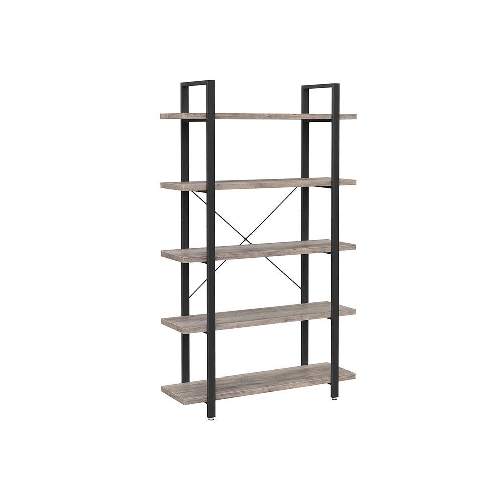 STANDREGAL BÜCHERREGAL - Schwarz, Holzwerkstoff (33.5/178/105cm) - Hansiro