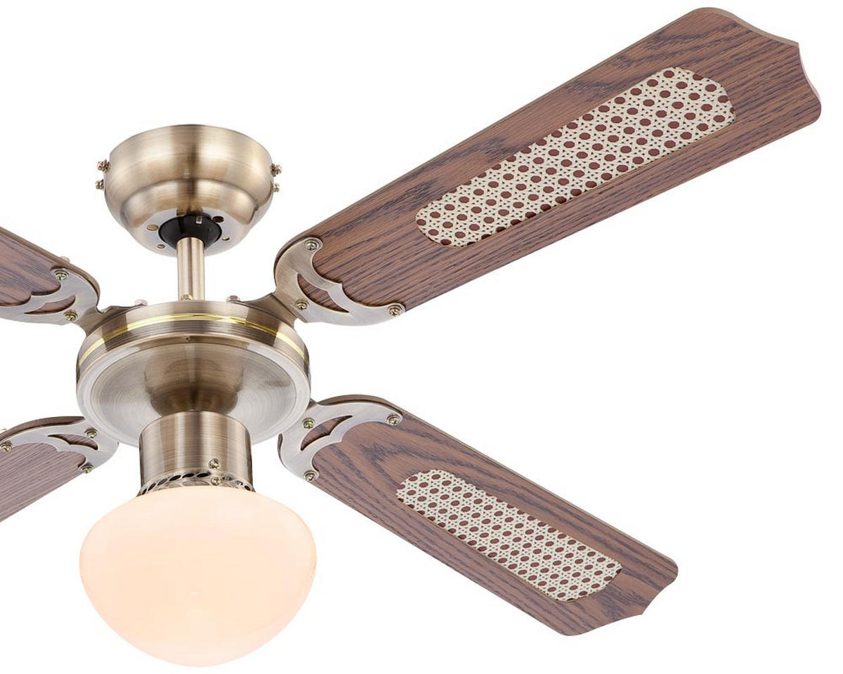 LED DECKENLEUCHTE Braun Holzoptik - Braun, Glas (106.6/106.6/41.5cm)