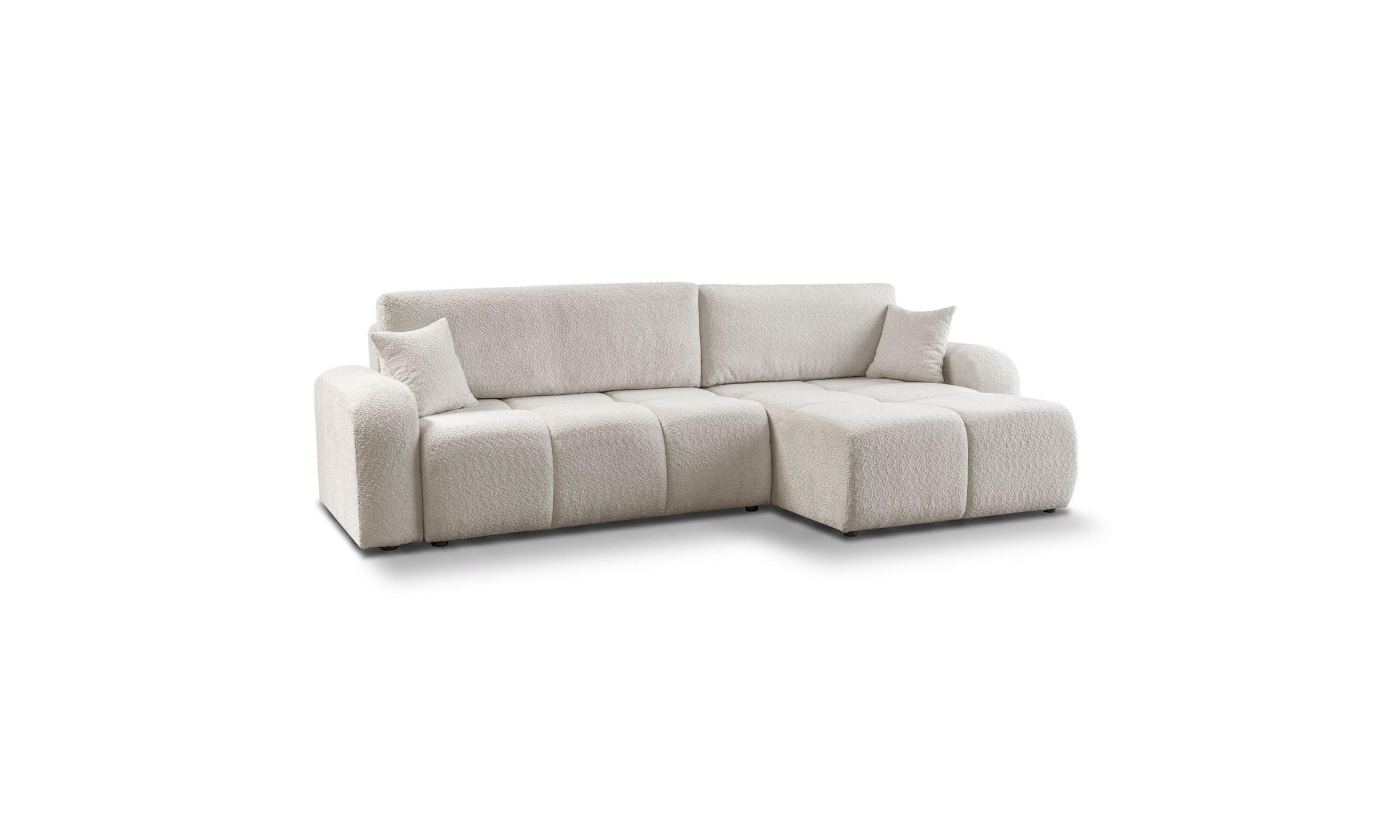 ECKSOFA MALIBU XL 275/150/87 cm Coral 65 - Ecru, Textil (275/150cm) - Lookway