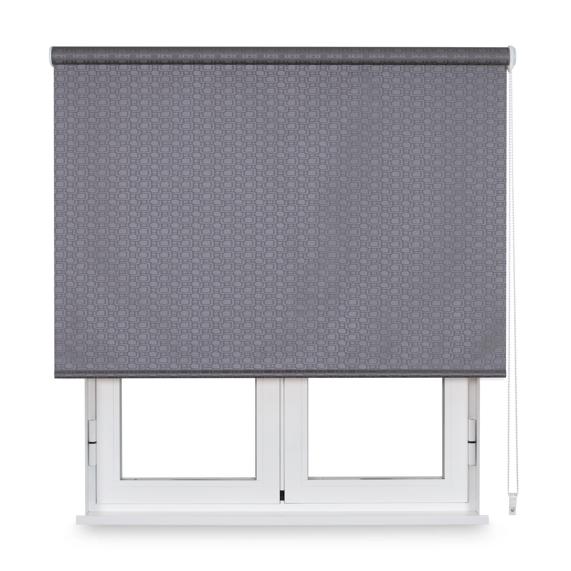SEITENZUGROLLO lichtdurchlässig Link Bright Brass - Grau, Textil (120/190/190cm) - VIEWTEX