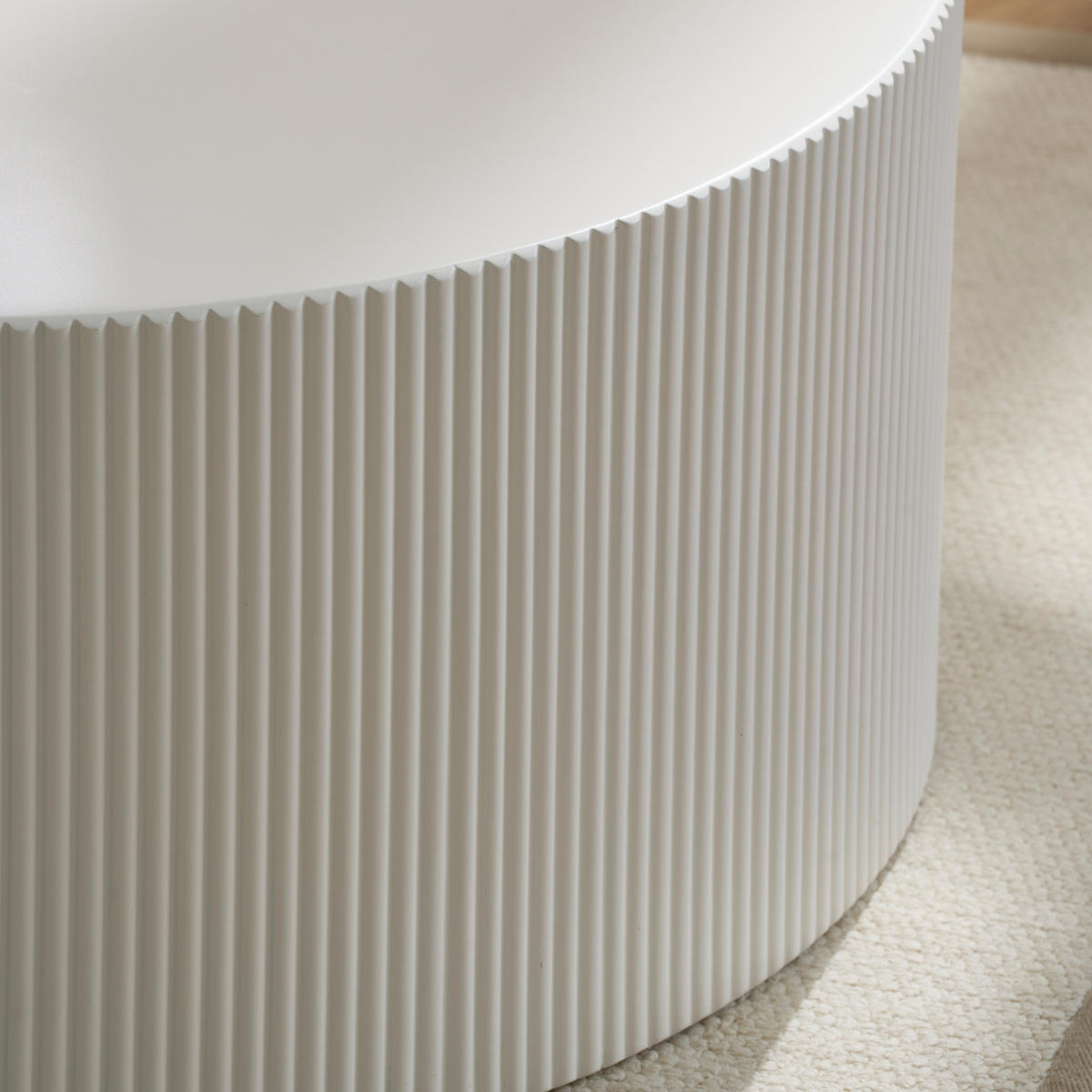 COUCHTISCH - Weiß - Weiß, Holzwerkstoff (80/80/35cm) - home24