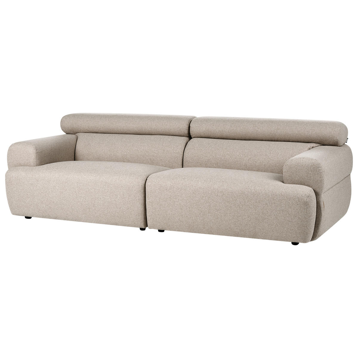 POHOVKA 3-místná Látka Béžová Hovden - béžová, textil (210/69/95cm) - Beliani