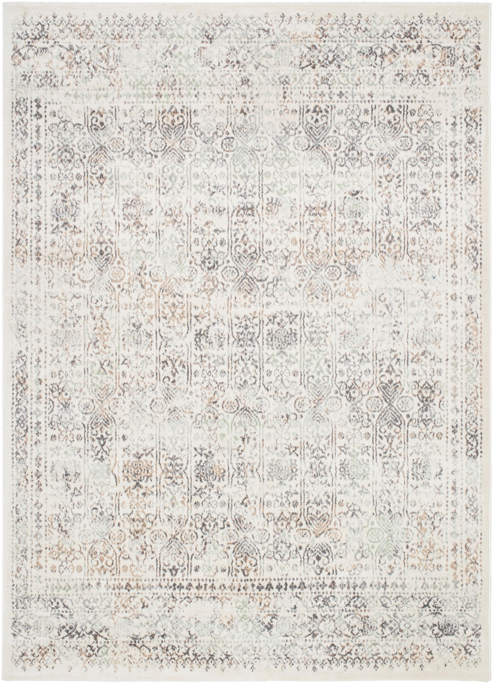 VINTAGE-TEPPICH 200/275 cm Mehrfarbig - Grau, Textil (200/275cm)