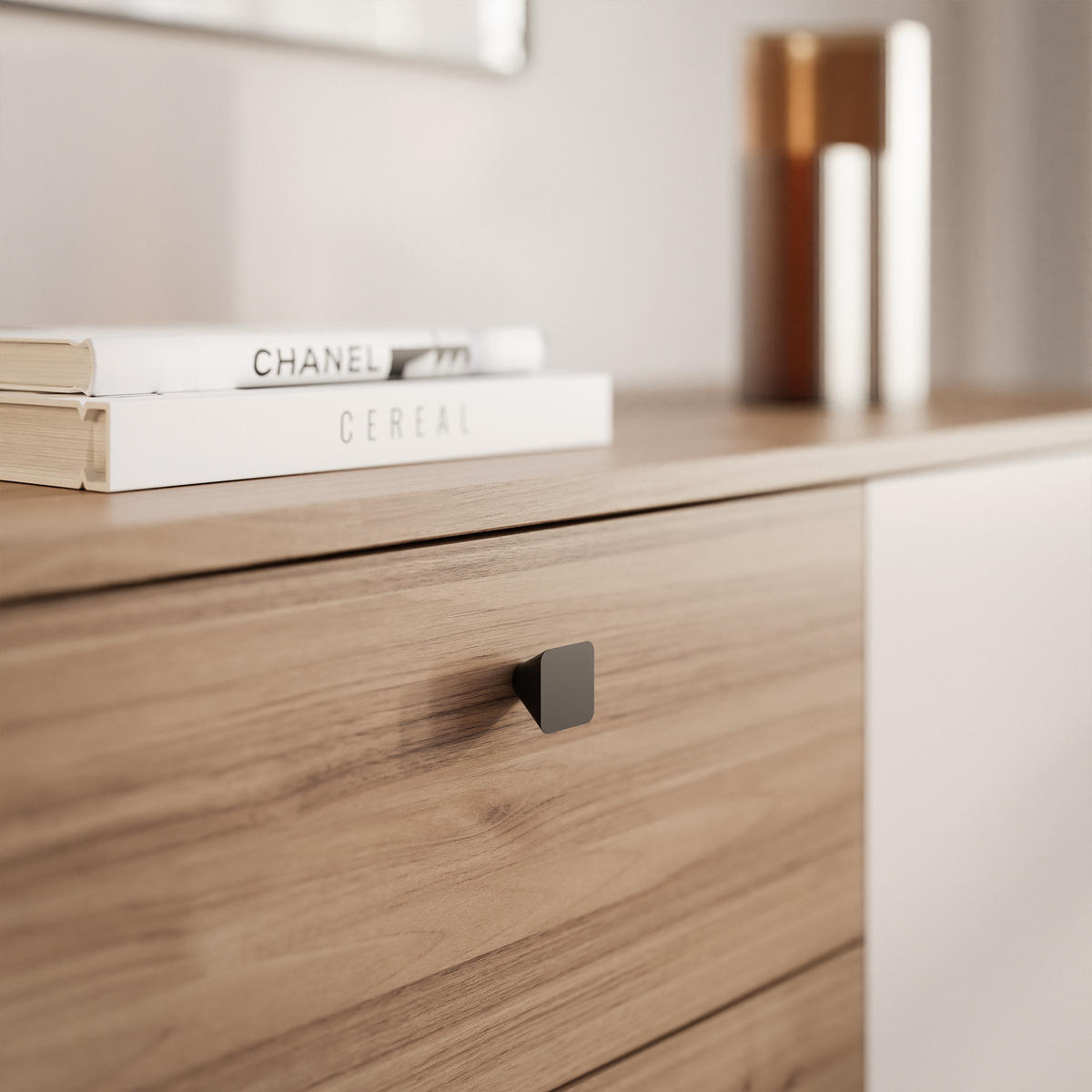 KOMMODE BELLAGIO - Kaschmir, Holzwerkstoff (140.1/140.1/40.2cm) - Idohome