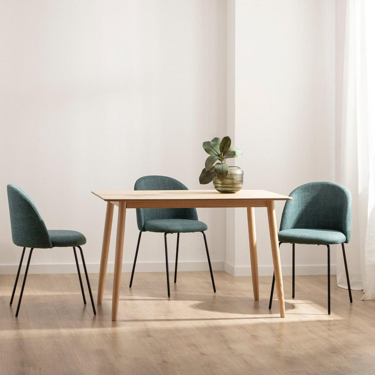 ESSTISCH Ada Natürlich 120 cm x 75 cm - Naturfarben, Holzwerkstoff (75/120/75cm) - Klast Home