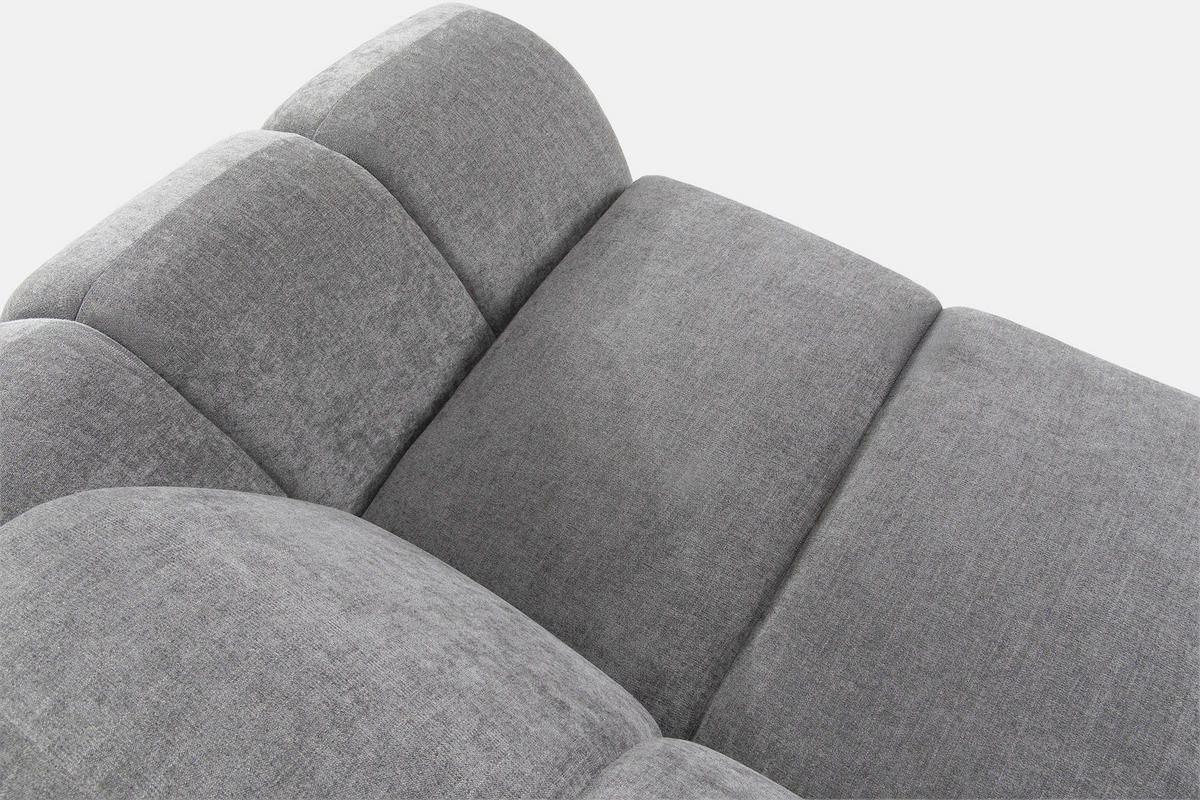 ECKSOFA LINKS FLAVA, hell Aschgrau - Hellgrau, Holz/Holzwerkstoff (310/230cm) - KONSIMO®