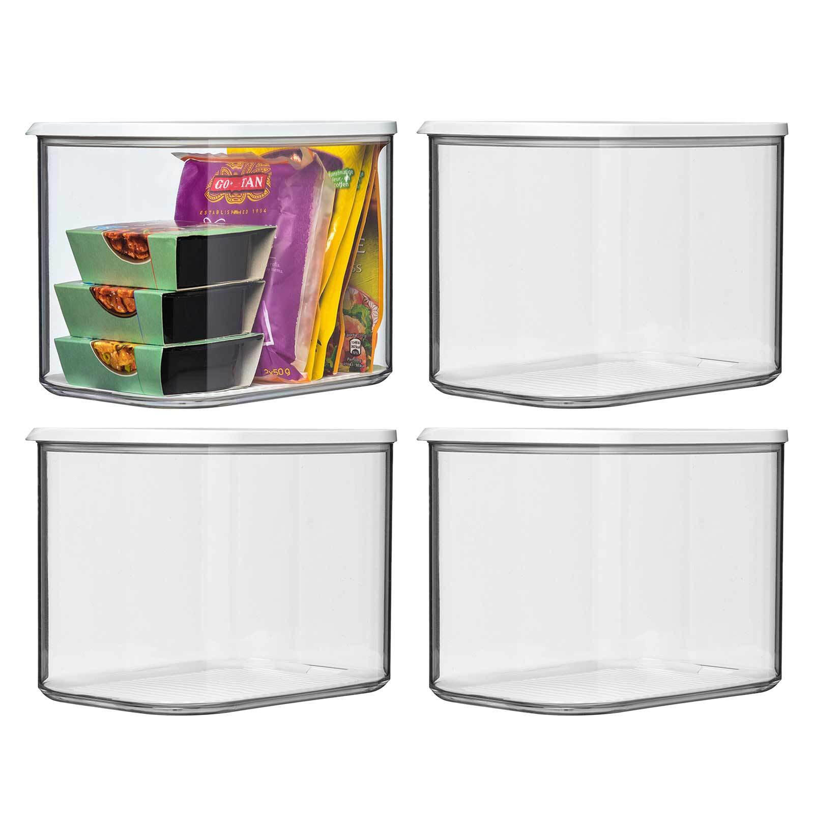 VORRATSDOSE Modula weiß 4500 ml 4er Set - Weiß, Kunststoff (16/16.7/16cm) - Mepal