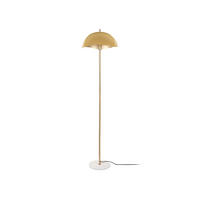 STEHLEUCHTE Waved 40/40/154 cm - Gelb, Metall (40/40/154cm) - Leitmotiv