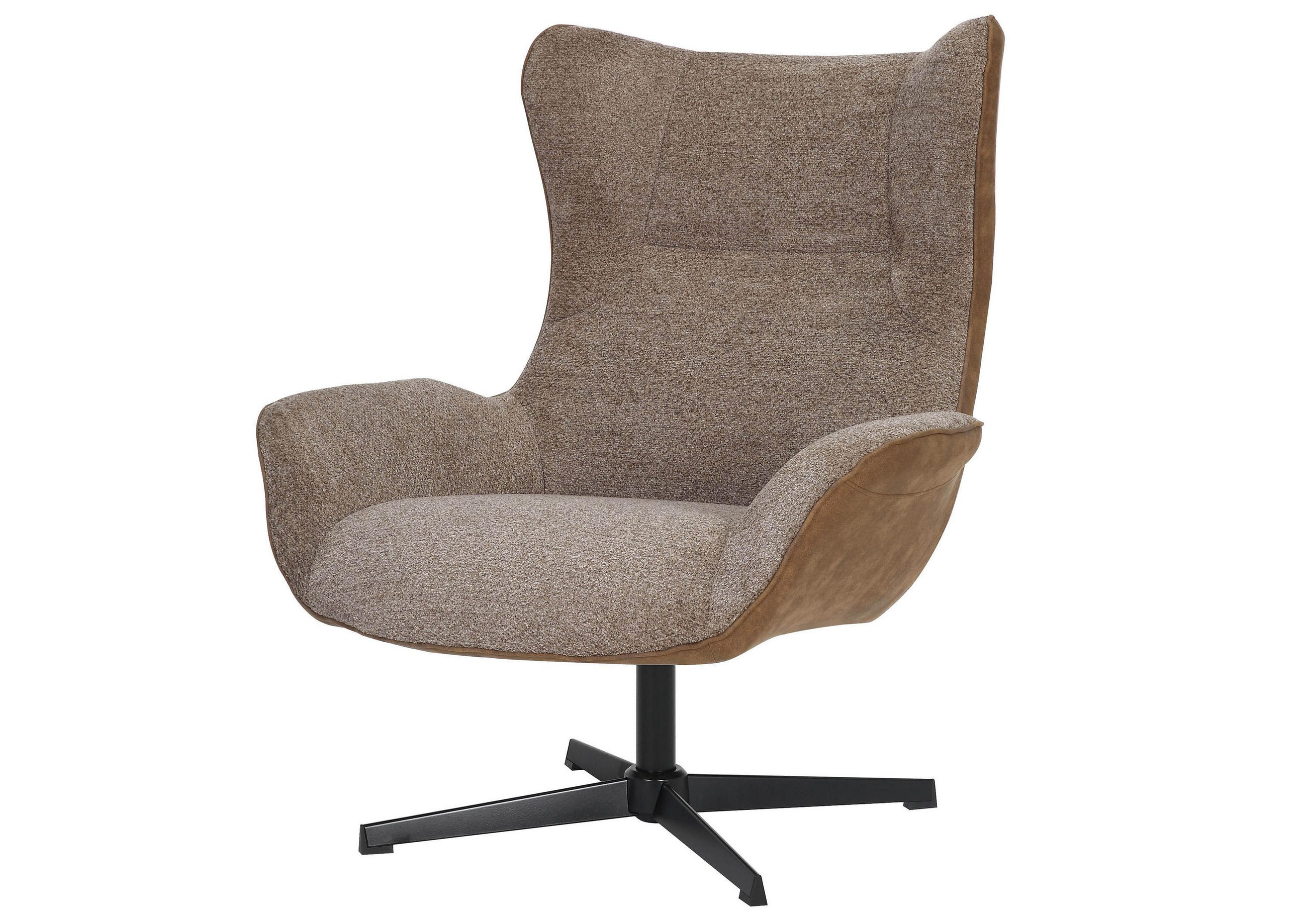 STUHL 100% Polyester 90 x 88 x 101 cm braun POLSTERSTÜHLE - Braun, Kunststoff (90/101/88cm) - Massivmoebel24