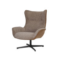 STUHL 100% Polyester 90 x 88 x 101 cm braun POLSTERSTÜHLE - Braun, Kunststoff (90/101/88cm) - Massivmoebel24