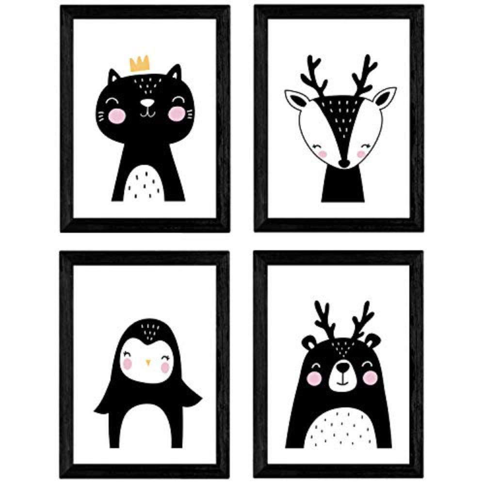 Nacnic Poster Schwarz 29.7x3 cm