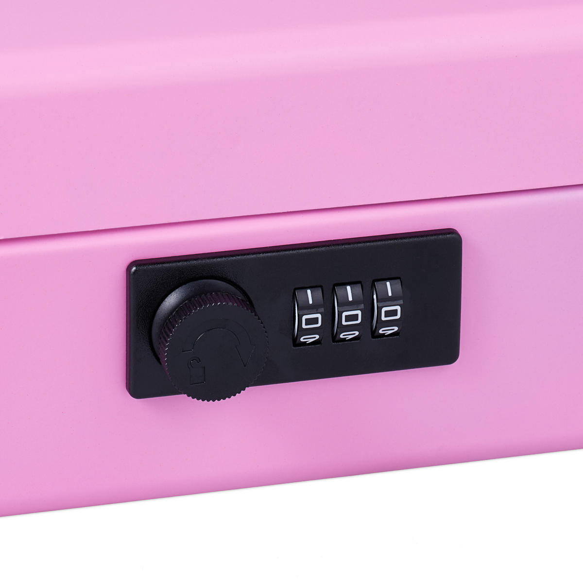 POKLADNIČKA na euro mince - ružová, kov/plast (30.5/8.5/25cm) - Relaxdays