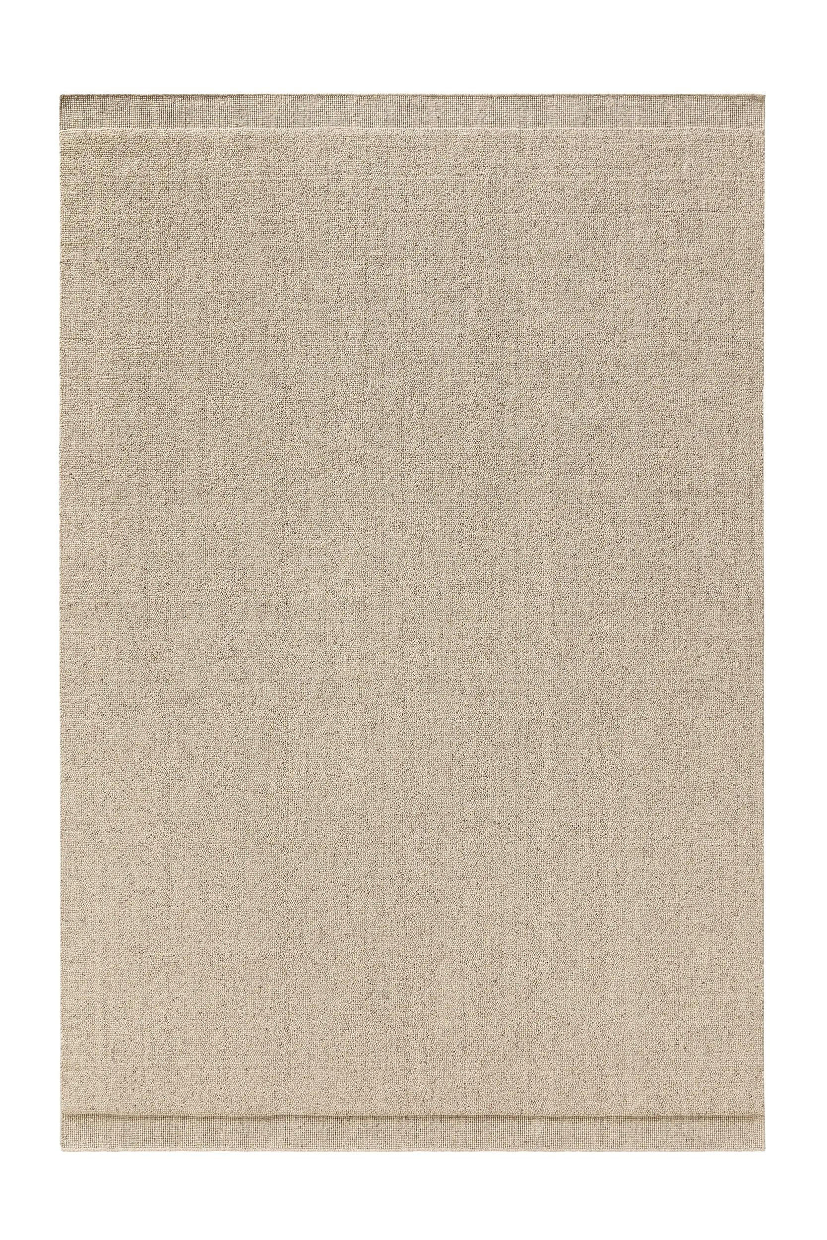 WOLLTEPPICH Imke Beige 120x170 cm - Beige, Textil (120/170cm) - benuta Pure