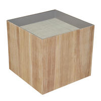 BEISTELLTISCH EVA Natur - Naturfarben, Holzwerkstoff (50/50/45cm) - SVITA