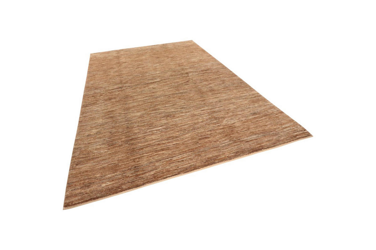 GABBEH-TEPPICH handgeknüpft Rizbaf Braun 236/174 cm Schurwolle - Braun, Textil (174/236cm) - Looma