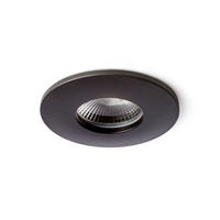 EINBAULEUCHTE WATERBOY R Matt schwarz 10 W IP65 - Schwarz, Metall (83/83/7cm) - Rendl