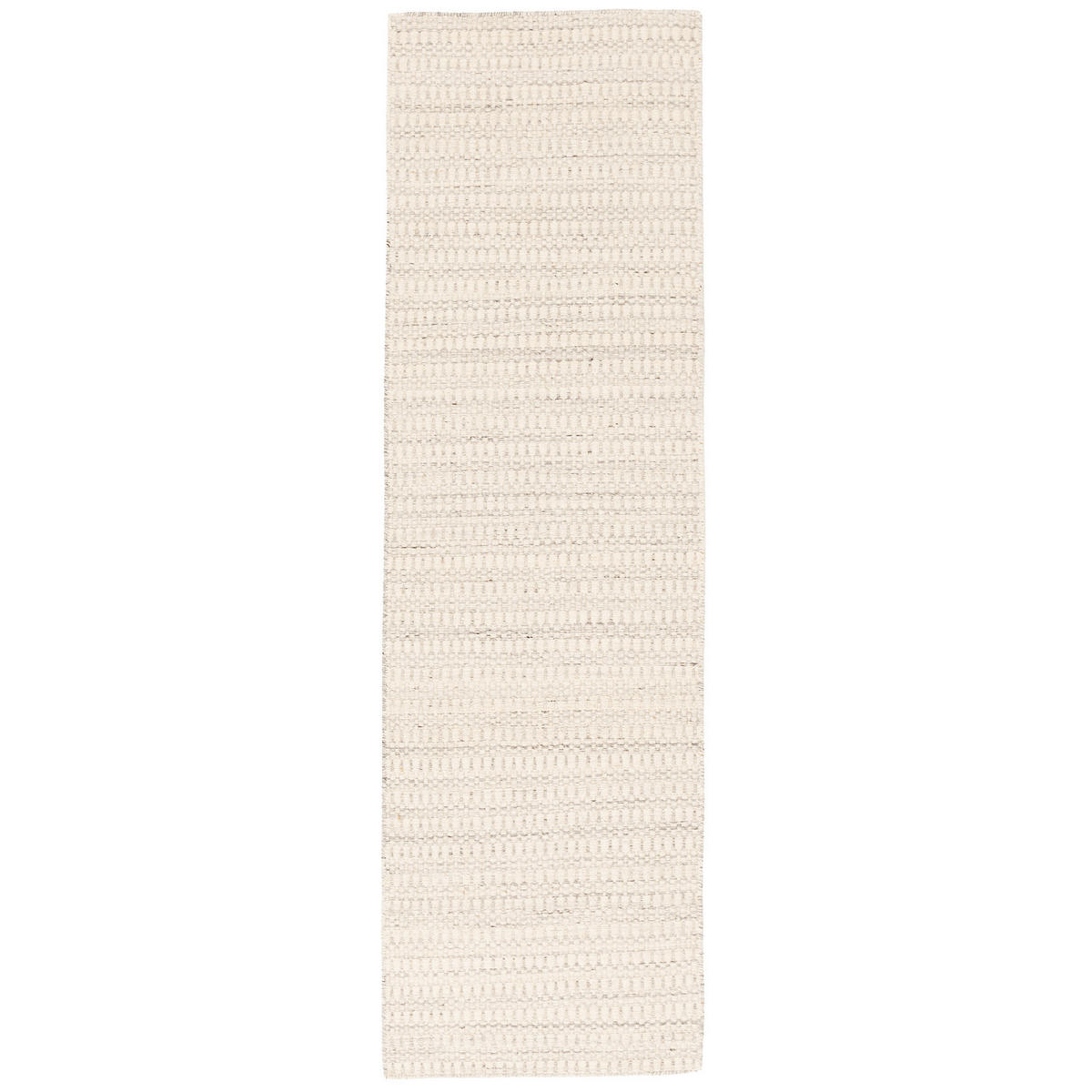 NATUR TEPPICH LÄUFER WOLLE SKANDI MELIERT - Creme, Textil (90/160cm) - Pergamon