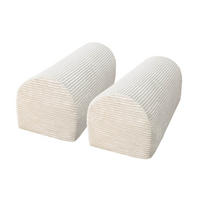 SPIELSOFA LIV - Cord Beige, Halbrunde Kissen - Beige, Kunststoff/Textil (70/30/30cm) - Home Deluxe