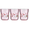 KINDER-TRINKGLÄSER Mio Flowers & Butterflies 250 ml 3er Set - Pink, Kunststoff (0.25L) - Mepal