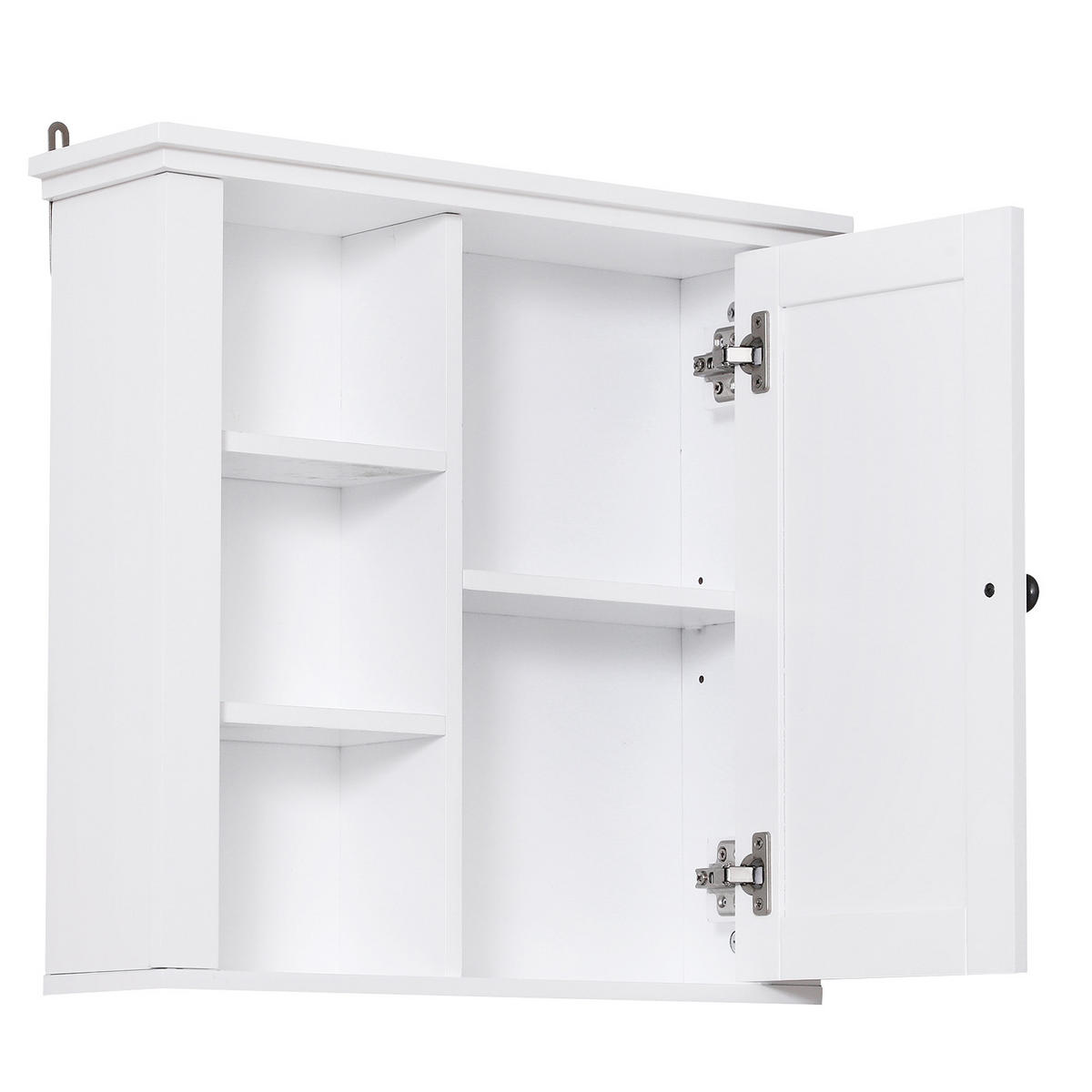 HÄNGESCHRANK DE-15851 mit 3 Nischen Weiß - Weiß, Holzwerkstoff (14.5/50.5/53cm) - ComfortXL