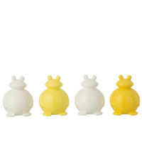 DEKOOBJEKT FROSCH Weiß - Weiß, Keramik (9.5/13/10.5cm) - J-Line