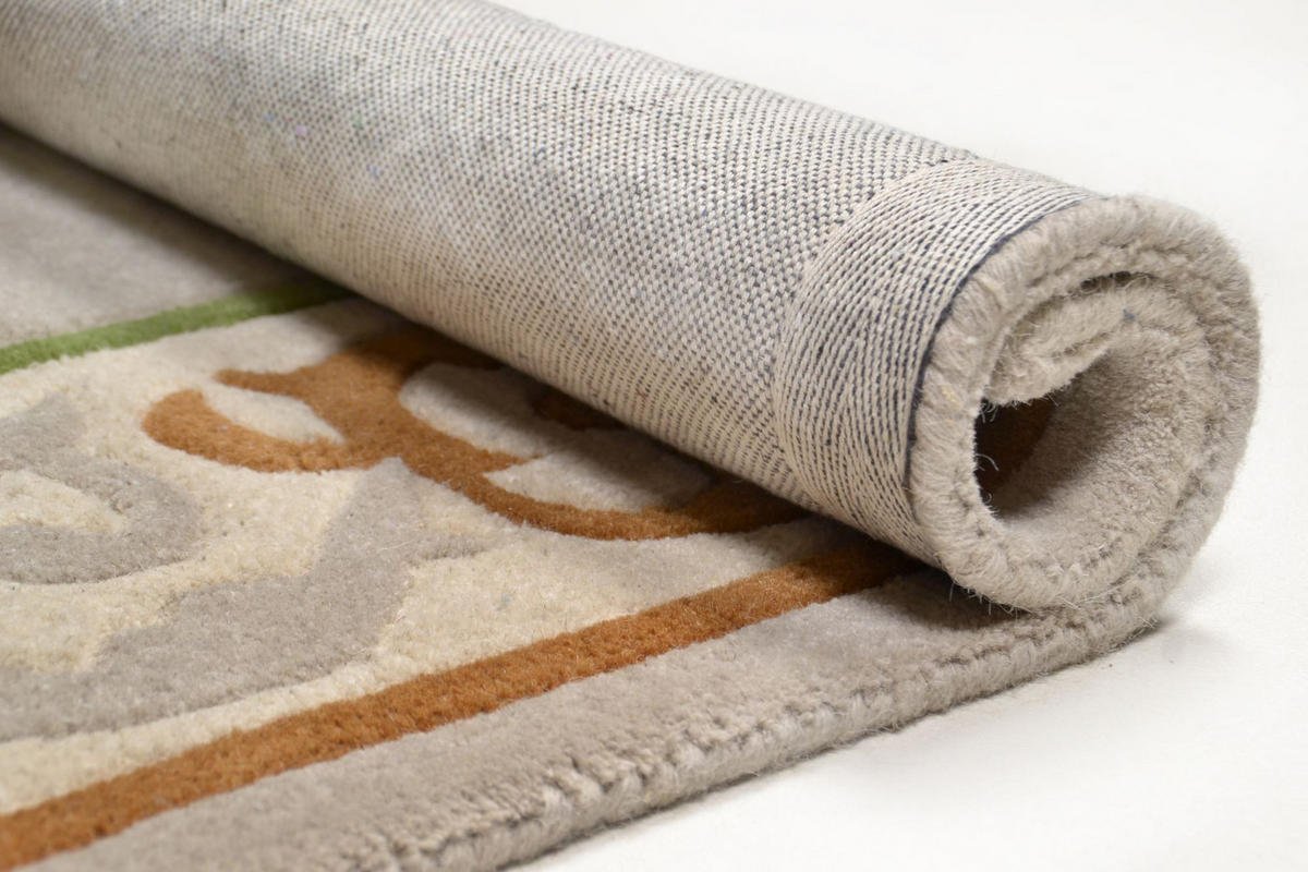 HANDTUFTTEPPICH Hawai 60x90 cm - Beige, Textil (60/90cm) - THEKO