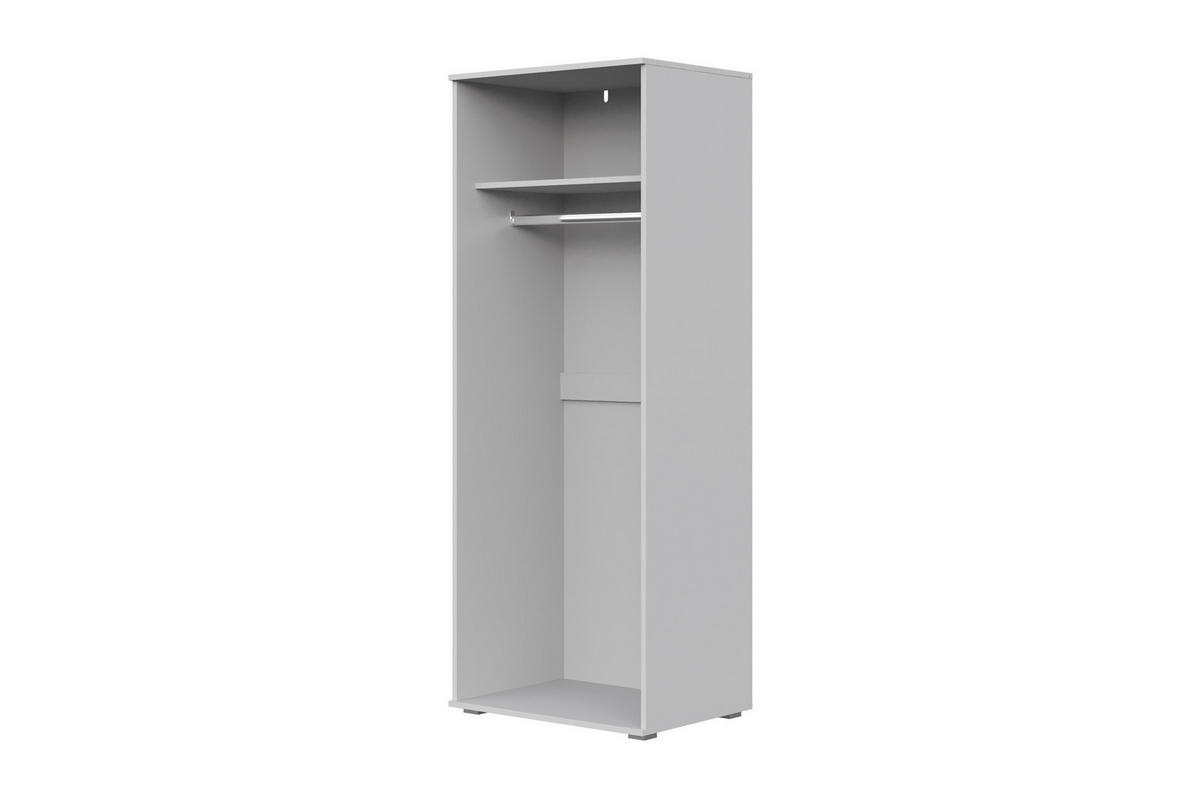 KLEIDERSCHRANK Weiß 69/180/49 - Weiß, Holzwerkstoff (69/180/49cm) - RAUMHIRSCH FURNITURE