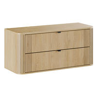WASCHTISCHUNTERSCHRANK 120.4cm Mila Helle Eiche - Braun, Holzwerkstoff (120.4/54/46cm) - Petits-meubles