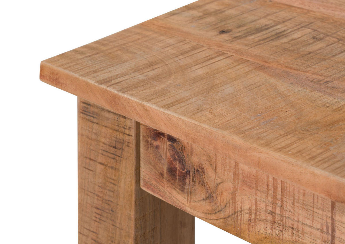 ESSTISCH Akazie 80x80x76 natur versiegelt NATURE OF SPIRIT #324 - Naturfarben, Holz (80/80/76cm) - Massivmoebel24