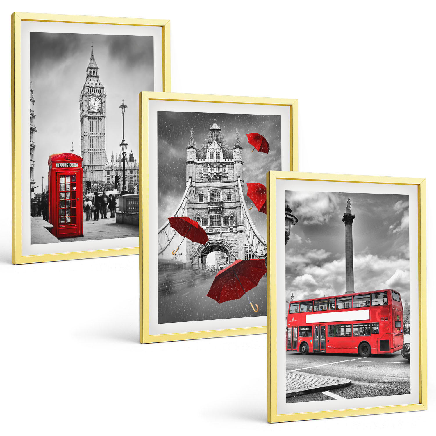 Tulup Bilder Gold 40x60 cm