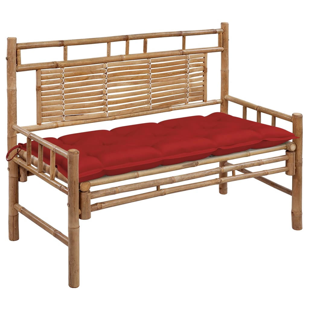 furnicato Gartenbank Rot 55x90x120 cm