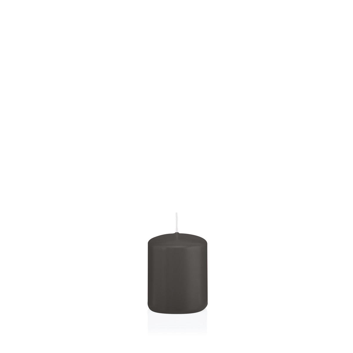 STUMPENKERZEN Grau Ø 48 x 60 mm, 24 Stück - Grau, Paraffin (5/6cm) - Wiedemann Kerzen