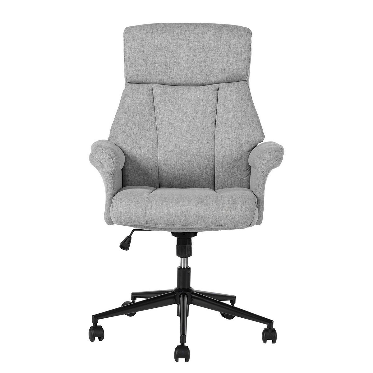 BÜROSTUHL - Flachgewebe / Nylon - Greige, Kunststoff/Textil (70/107/72cm) - home24