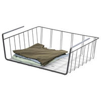 MAXI-SCHRANKKORB, grau - Grau, Metall (61/20/45.5cm) - eluno