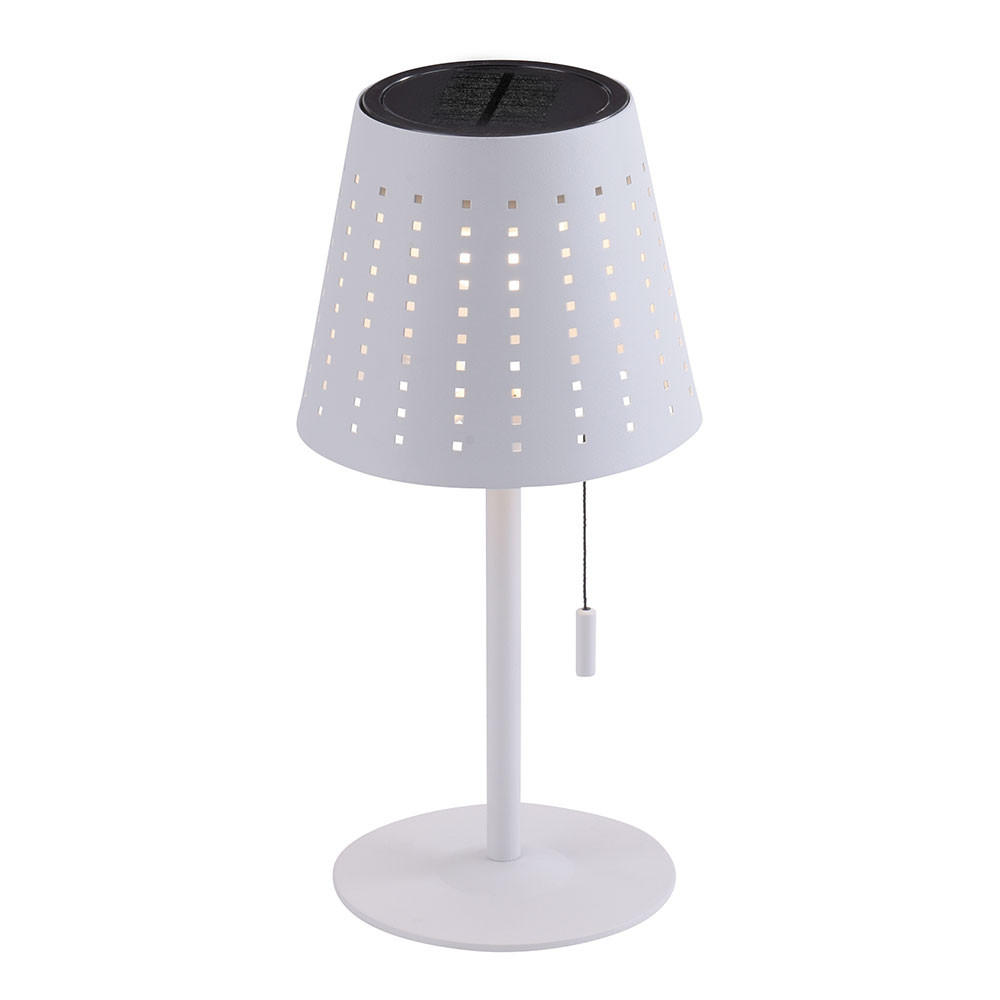 LED AUSSENLEUCHTE Mandy Weiß Metall - Weiß, Metall (14/14/30cm)