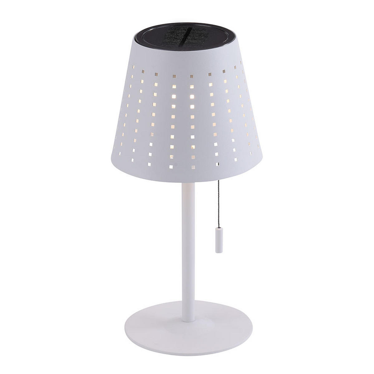 LED AUSSENLEUCHTE Mandy Weiß Metall - Weiß, Metall (14/14/30cm)