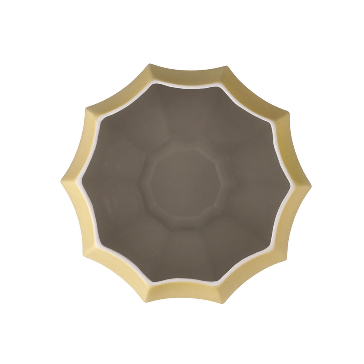VASE Concave Colori champagner 22,5 cm - Champagner, Keramik (22.5cm) - Goebel