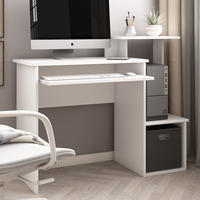 SCHREIBTISCH Karl Weiß 106 x 40 cm - Weiß, Holzwerkstoff (40/106/86.6cm) - Vicco